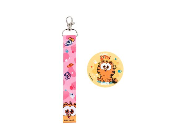 Бейдж Kite набор на липучке и подвеска Garfield (GF25-3010), изображение 2
