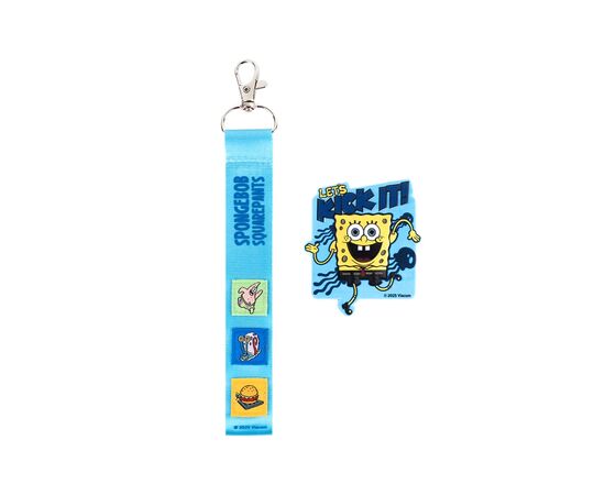 Бейдж Kite набор на липучке и подвеска SpongeBob SquarePants (SB25-3010), изображение 2