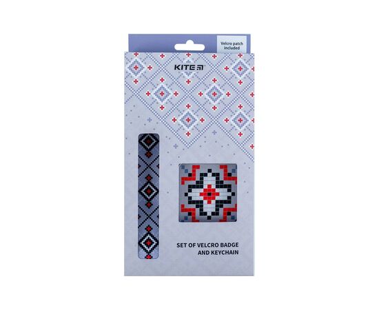 Бейдж Kite набір на липучці та підвіска Be Ukraine (K24-3010-1)