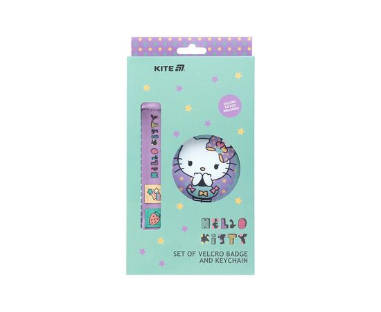 Бейдж Kite набор на липучке и подвеска Hello Kitty (HK25-3010-1)