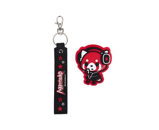 Бейдж Kite набор на липучке и подвеска Aggretsuko (AR25-3010-2), изображение 2