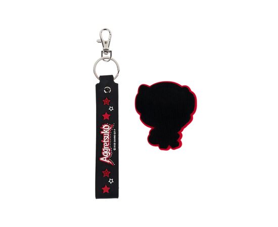 Бейдж Kite набор на липучке и подвеска Aggretsuko (AR25-3010-2), изображение 3