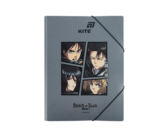 Папка на резинках Kite A4 Attack on Titan (AT25-247)