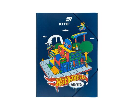 Папка на резинках Kite A4 Hot Wheels (HW25-247)