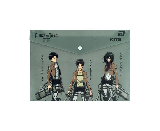 Папка - куточок Kite А4 Attack on Titan (AT25-244)