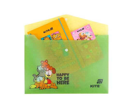 Папка - куточок Kite А4 Garfield -2 (GF25-244-2), зображення 3