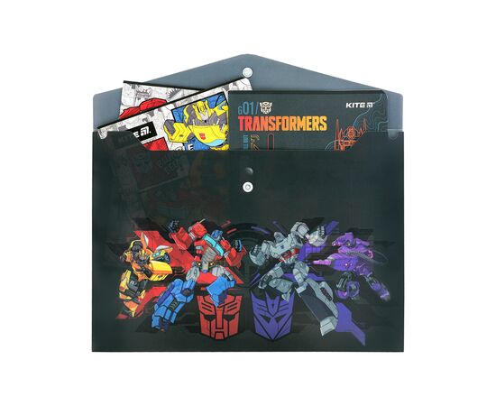 Папка - куточок Kite А4 Transformers (TF25-244), зображення 3