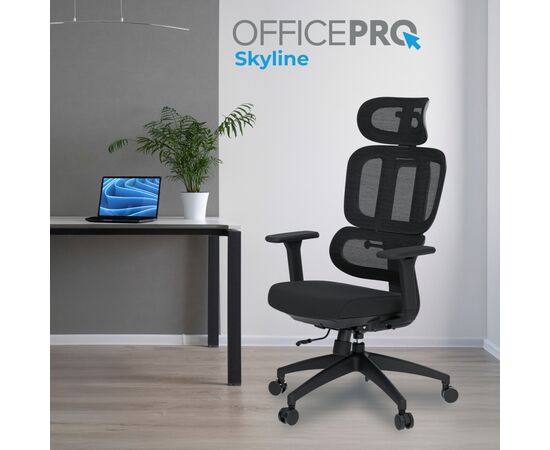 Офисное кресло OfficePro Skyline OC580-B-B-B (OC580-B-B-B), изображение 9