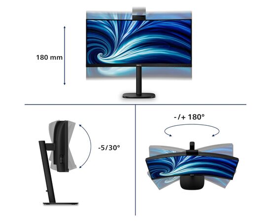 Монітор Philips 34B2U3600CH/00, зображення 4