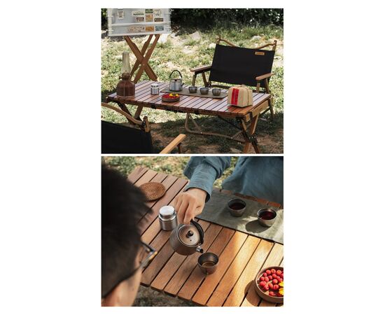 Набор туристической посуды Naturehike чайний NH20CJ007 титан (6927595749630), изображение 11