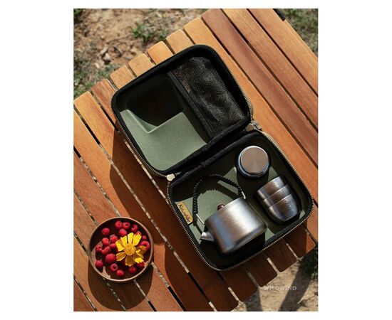 Набор туристической посуды Naturehike чайний NH20CJ007 титан (6927595749630), изображение 8