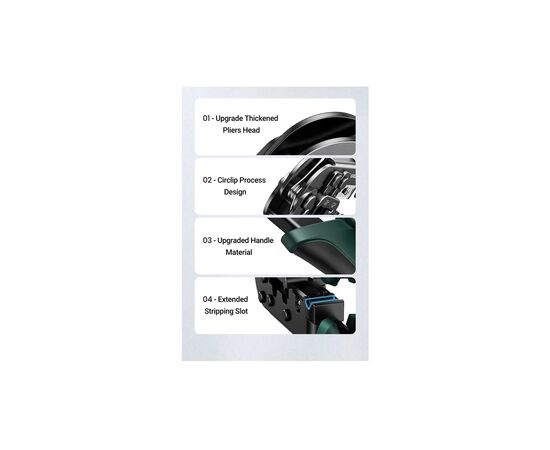 Инструмент Ugreen Обжимные клещи NW136 Multifunctional Clamp Green (70683), изображение 11