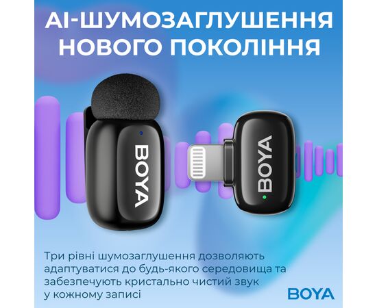 Микрофон Boya mini-16 Type-C Black (mini-16), изображение 10