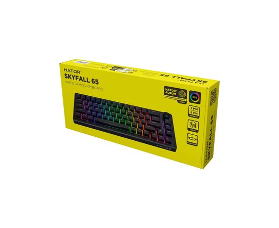 Клавиатура Hator Skyfall 65 USB UA Black (HTK1160UA), изображение 7