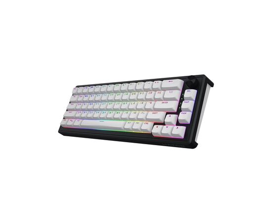 Клавіатура Hator Skyfall 65 Aurum Sterling RGB Wireless/Bluetooth/USB UA Black/White (HTK3160UA), зображення 3