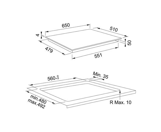 Варочная поверхность Franke Maris FMA 654 I F BK (108.0606.111), изображение 3