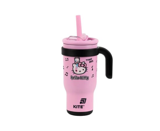 Поїльник-непроливайка Kite Hello Kitty термокружка з трубочкою, 530 мл (HK25-1266)