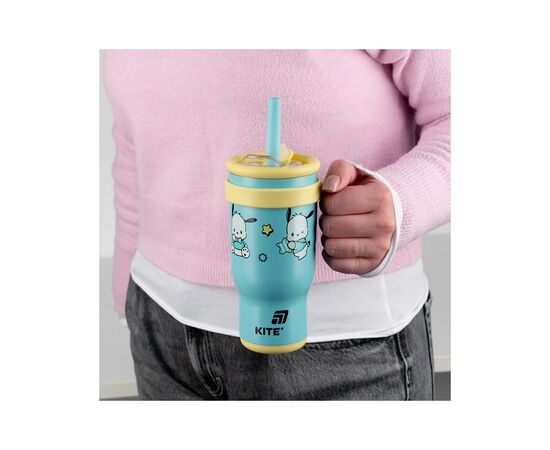 Поильник-непроливайка Kite Pochacco термокружка з трубочкою, 530 мл (PC25-1266), изображение 8