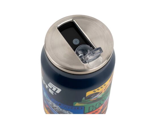 Поильник-непроливайка Kite Hot Wheels термочашка з трубочкою, 350 мл (HW25-1263), изображение 2