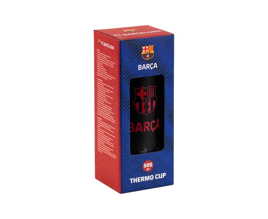 Поїльник-непроливайка Kite FC Barcelona термочашка з трубочкою, 500 мл (BC25-1264), зображення 3