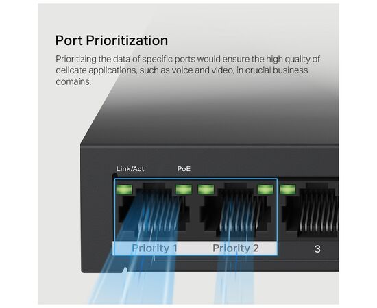 Коммутатор сетевой Mercusys MS110P, изображение 8