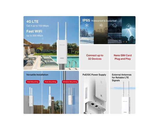 Маршрутизатор Mercusys MB118-4G, изображение 5