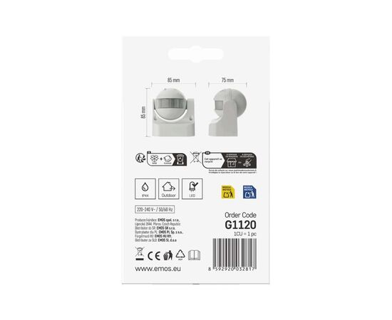 Датчик руху EMOS G1120, зображення 8