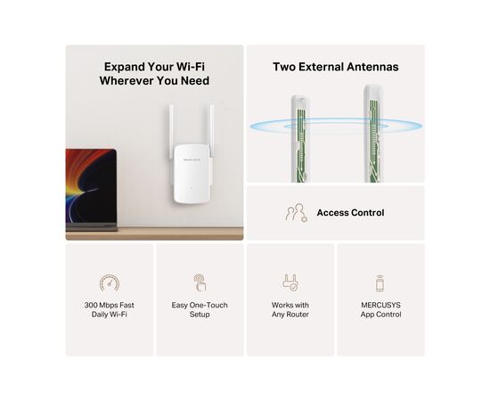 Ретранслятор Mercusys ME12, изображение 4