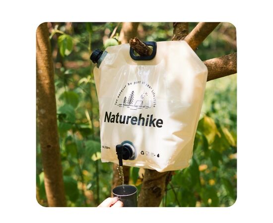 Ведро складное Naturehike CNK2450CF027 для води 10 л, жовте (6927595798355), изображение 8