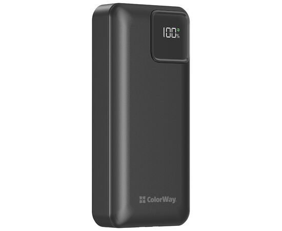 Батарея универсальная ColorWay 20 000 mAh Optimal Power PD/22.5W, QC/3.0, Black (CW-PB200LPB5BK-PDD), изображение 2