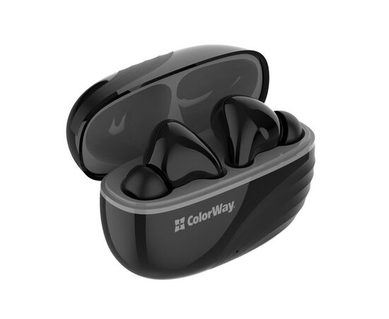 Наушники ColorWay Slim TWS-5 Earbuds Black (CW-TWS5BK), изображение 2