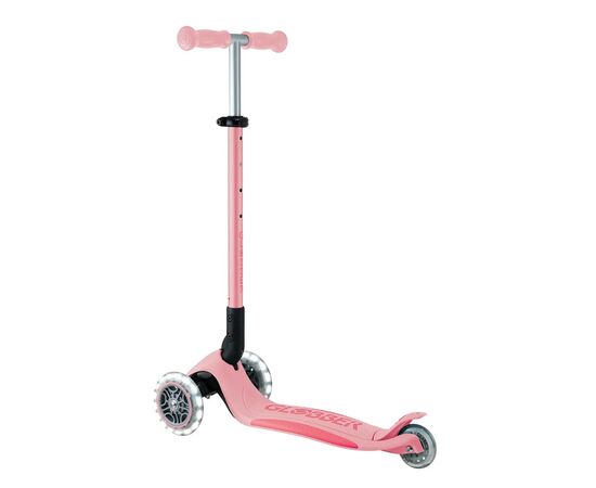 Самокат Globber серії Elite Lights пастельно-рожевий Колеса з підсвічуванням (439-710-3), зображення 5