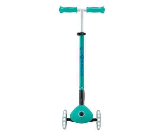 Самокат Globber серії Elite Lights смарагдово-зелений Колеса з підсвічуванням (439-607-3), изображение 2