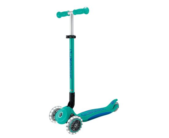 Самокат Globber серії Elite Lights смарагдово-зелений Колеса з підсвічуванням (439-607-3)