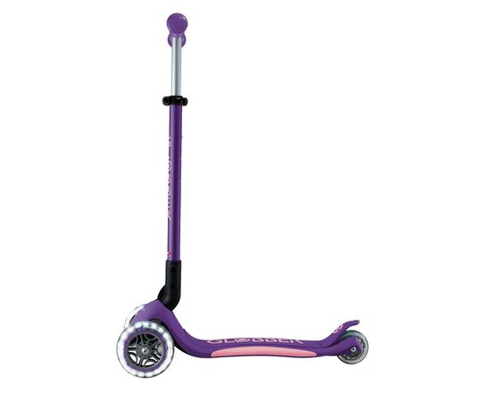 Самокат Globber серії Elite Lights фіолетово-рожевий Колеса з підсвічуванням (439-603-3), изображение 4