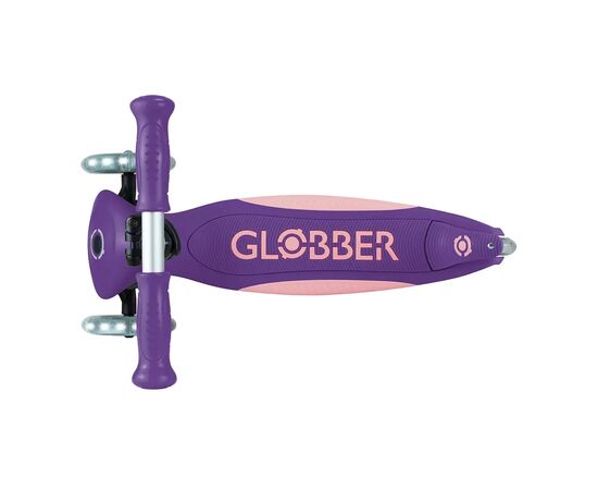 Самокат Globber серії Elite Lights фіолетово-рожевий Колеса з підсвічуванням (439-603-3), изображение 6