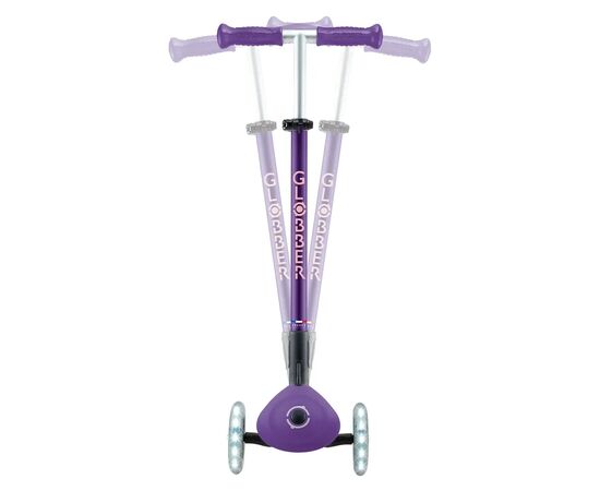 Самокат Globber серії Elite Lights фіолетово-рожевий Колеса з підсвічуванням (439-603-3), изображение 7
