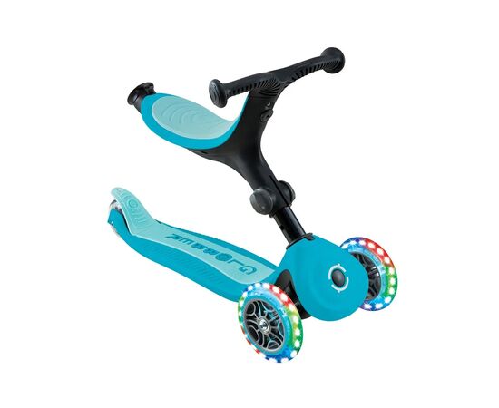 Самокат Globber серії Go Up Active 360 аква Колеса з підсвічуванням (749-300), изображение 10