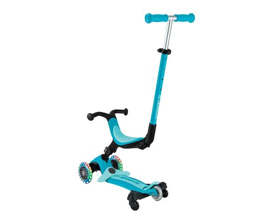 Самокат Globber серії Go Up Active 360 аква Колеса з підсвічуванням (749-300), изображение 4