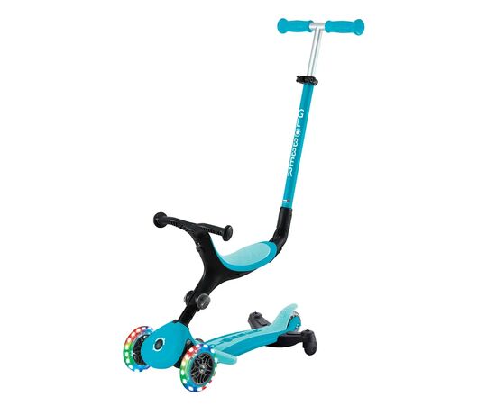 Самокат Globber серії Go Up Active 360 аква Колеса з підсвічуванням (749-300)