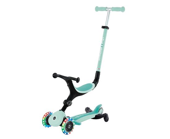 Самокат Globber серії Go Up Active 360 м'ятний Колеса з підсвічуванням (749-206)