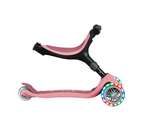 Самокат Globber серії Go Up Active 360 пастельно-рожевий Колеса з підсвічуванням (749-310), изображение 11
