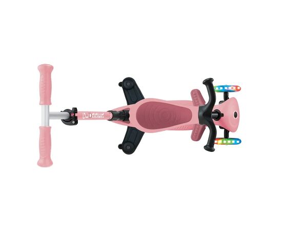 Самокат Globber серії Go Up Active 360 пастельно-рожевий Колеса з підсвічуванням (749-310), изображение 5