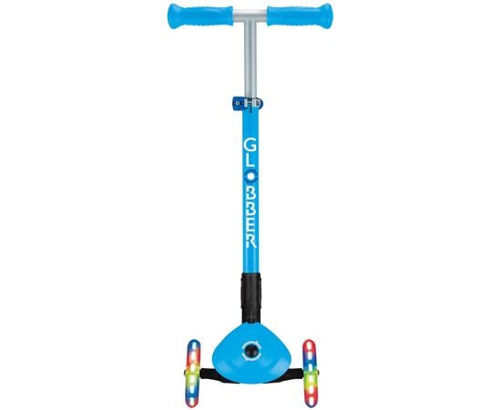 Самокат Globber серії Primo Foldable Lights блакитний Колеса з підсвічуванням (432-101-3), изображение 2