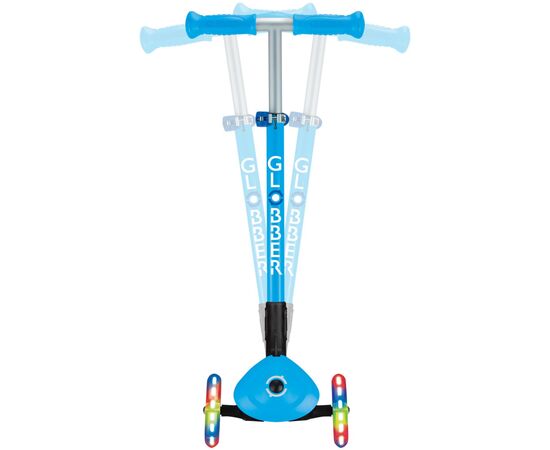 Самокат Globber серії Primo Foldable Lights блакитний Колеса з підсвічуванням (432-101-3), изображение 6