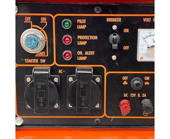 Генератор LUTIAN инверторный LT4500E, 3.5kW, 220V, 50Hz, обьем 15л, електостарт (LT4500EI), изображение 6