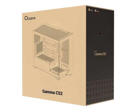 Корпус для ПК OCYPUS GAMMA C52 BK (GAMMA-C52-BKD000XX-GL), изображение 9