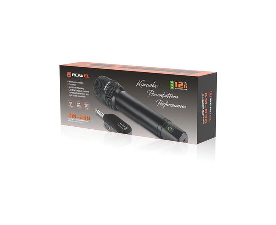 Микрофон REAL-EL KM-830 Black (EL121900001), изображение 9