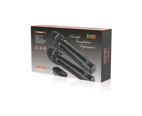 Микрофон REAL-EL KM-850 Black (EL121900002), изображение 11