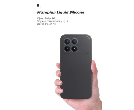 Чехол для мобильного телефона Armorstandart ICON Xiaomi Poco F8 Pro Camera cover Black (ARM89271), изображение 7